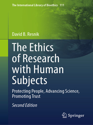cover image of The Ethics of Research with Human Subjects